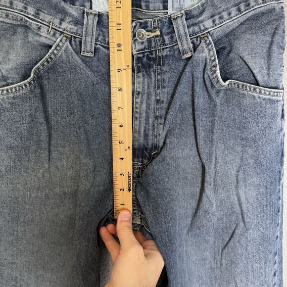 GAP Worker Jeans Mens 32x31 Blue Baggy Wide Leg Fade Skater Y2K Loose - Picture 6 of 10